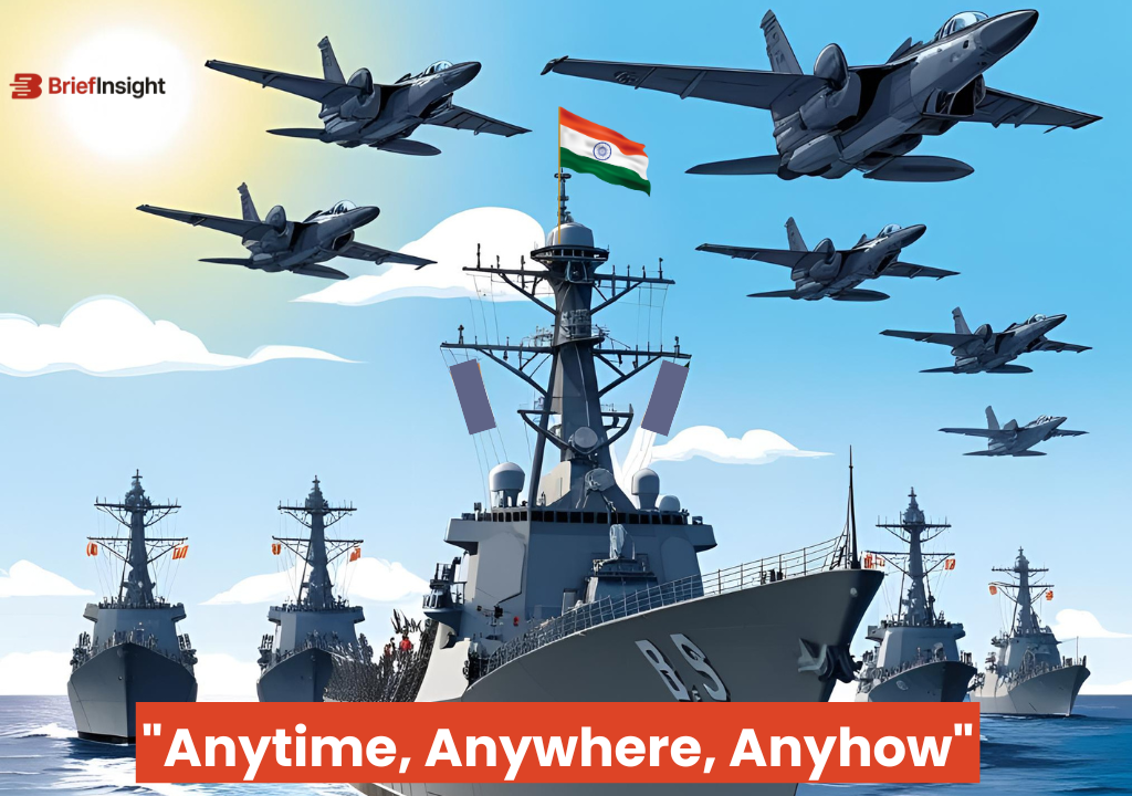 Indian Navy Demonstrates "Anytime, Anywhere, Anyhow | Brief Insight
