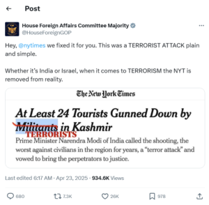 NYT Kashmir Terror Attack Report | Brief Insight