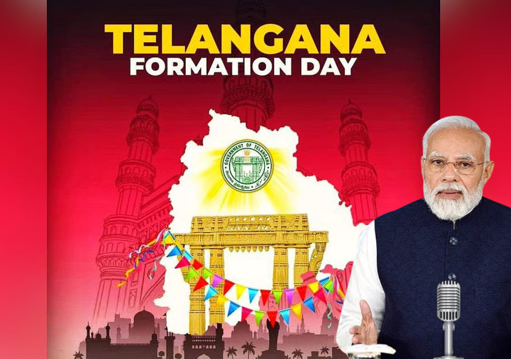 PM Narendra Modi Extends Greetings on Telangana Statehood Day
